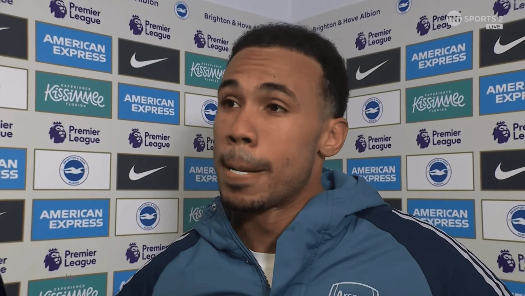 7m体育-加布里埃尔：拉亚出击后没时间想太多，那时就想保护球门